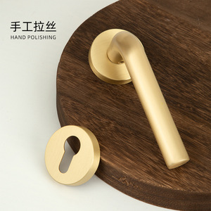 Mei Hong All Copper Lever Door Lock Antique Silver Interior Use Ambidextrous Easy Installation - Product Image 3
