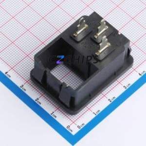RT-C14-F0B-LL AC Power Connector Through hole Component (THT) Connector IEC 320-C14 1 3 Panel Mount - Product Image 2