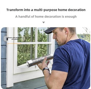 <span class=keywords><strong>Pistolet</strong></span> à colle manuel semi-circulaire de qualité industrielle durable et facile à utiliser pour les applications de calfeutrage et d'étanchéité - Product Image 5