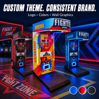 Machine de jeu d'arcade électronique de boxe dynamique à monnayeur, personnalisée, grand modèle, pour jeux d'amusement