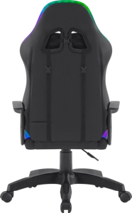 Chaise de jeu économique en cuir, pivotante à 360°, réglable en hauteur, avec vérin à gaz à 2 niveaux, pieds coniques, couleur personnalisable, mobile - Product Image 5