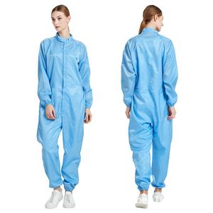 Leenol Cleanroom Stand <span class=keywords><strong>Collar</strong></span> Pakken Antistatische Kleding Veiligheidskleding ESD Smock - Product Image 1