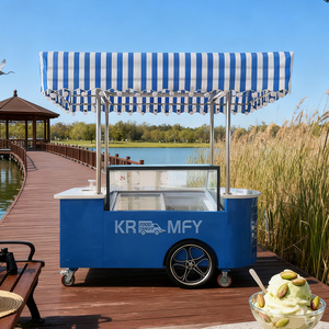Bicicleta con Congelador para Helados y Gelato Italiano, Carrito Móvil para Venta de Paletas, Directo de Proveedor - Product Image 1