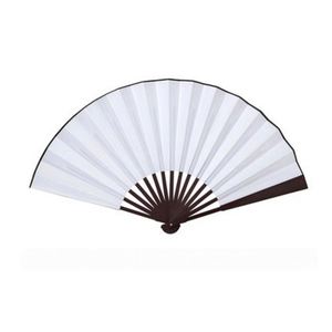 New Wholesale Custom Printed Logo Folding Hand Fan Wedding <b>Bamboo</b> Hand Held Fan - Product Image 2