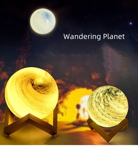 Nhà Máy Bán buôn mặt trăng pháo hoa bóng Lang Thang hành tinh Valentine của ngày bạn gái Quà Tặng bầu không khí trang trí 3D đêm đèn - Product Image 2