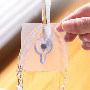 Ganci e binari autoadesivi in PVC ecologico da parete per appendiabiti da bagno e appendere quadri - Product Image 5