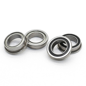 Manufacturer-supplied MF128ZZ/RS Stainless Steel <b>Flange</b> Bearings Low-Noise 8*12*3.5mm Size - Product Image 2