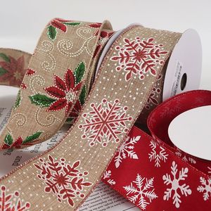 2025 <b>Christmas</b> gift wrapping <b>ribbons</b>, satin <b>ribbons</b>, bouquet DIY handmade decorative <b>ribbons</b>, American <b>Christmas</b> <b>ribbons</b> - Product Image 2