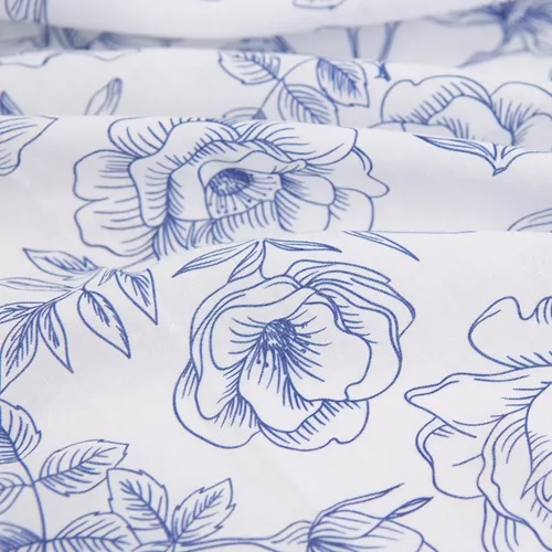 Wholesale 70% Cotton 30% Linen fabric custom design woven digital print linen fabric for sale