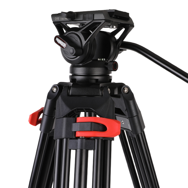 Professional Aluminum Fluid Head Heavy Duty Tripod for DV Tripod Studio Studio