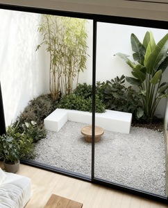 Fenêtres et portes coulissantes horizontales en aluminium à double vitrage, design moderne, prix usine raisonnable, pour balcon - Product Image 4