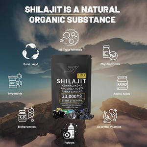 Capsules de shilajit de l'Himalaya pur personnalisées de formule ODM OEM avec supplément énergétique <span class=keywords><strong>8</strong></span> en 1 de vitamine <span class=keywords><strong>8</strong></span> en 1 de soins de santé ashwagandha ginseng - Product Image 5