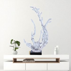 Escultura Europea y Americana, Escultura Transparente de Onda, Gran Gota de Agua, Decoración Artística para el Hogar, Villa, Interior - Product Image 4