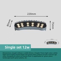 IP65 Wasserdichte LED-Baum leuchten Hersteller Verpackter Aluminium ring Hug Cast Shot Farbwechsel nde Garten merkmale IP65-Bewertung