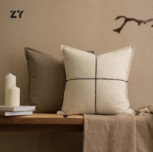 Yuanhee Modern Simple <strong>square</strong> <strong>Sofa</strong> <strong>Pillow</strong> Cushion Suitable for Hotel Living Room Bedroom Home Decoration Cushion <strong>Pillow</strong> Cover - Product Image 2