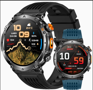 Reloj Inteligente HT42 para Hombre, Reloj Deportivo para Exteriores con GPS, Seguimiento de Actividad Física, Llamadas, Batería Grande de 850 mAh, Linterna LED - Product Image 1
