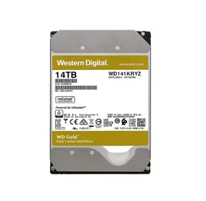 Золотой внешний жесткий диск 14tb SATA 7200rpmenterprise-Class, жесткий диск HDD CMR 3,5 дюймов WD141KRYZ
