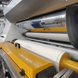 Đầy đủ tự động nóng chảy dính lớp phủ Máy cán cho nhãn dán dây chuyền sản xuất băng UV máy làm - Product Image 3