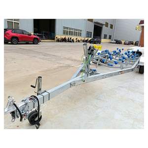 <span class=keywords><strong>Remorque</strong></span> marine à double essieu de 7,1 m, robuste, pour le transport de bateaux, certifiée CE, haute stabilité - Product Image 4