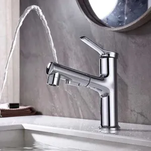 Robinet de lavabo en alliage de Zinc avec bain de bouche