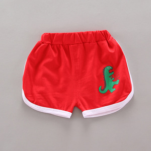 Conjunto de Verano para Niños, Diseño Deportivo con Dinosaurios, 100% Algodón, Estampado de Dibujos Animados, Sin Mangas, Ropa Coreana de Alta Calidad, Hecho en China - Product Image 5