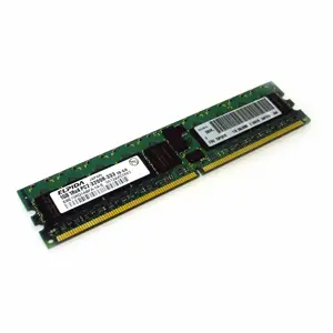 345113-051 - 1GB DDR2-400MHz PC2-3200 ECC Registered CL3 240ピンDIMM1.8Vシングルランクメモリモジュール