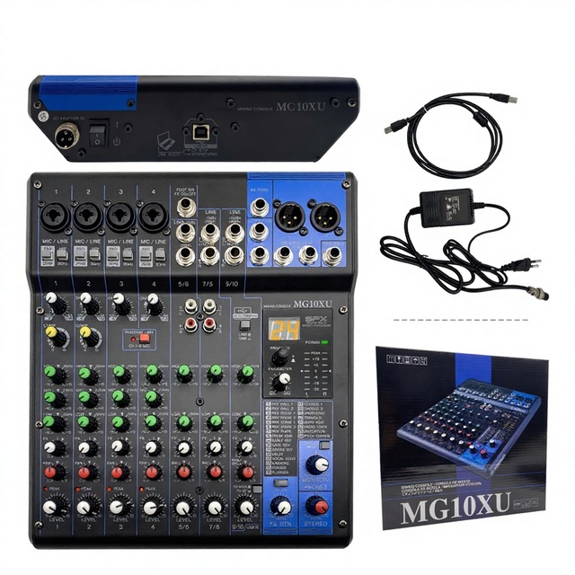 High Quality Karaoke Mixer Amplifier Audio Sound Cards Mixers Dj Mixer Cdj 3000