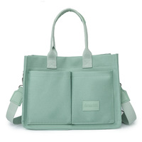 Multi-Pocket Everyday Everyday Everything shopping Bag Large Laptop Crossbody Shoulder Handbag Canvas Tote for Women