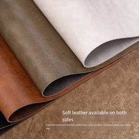 Tapis de bureau en cuir double face surdimensionné, tapis de bureau rétro, tapis de souris imperméable pour ordinateur