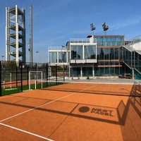 Pista de Pádel Panorámica al por Mayor, Hermoso Diseño Panorámico, Alta Calidad, Precio Accesible, Pista de Pádel de Tamaño Estándar, Kit Completo