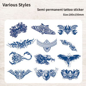 <span class=keywords><strong>Tatuajes</strong></span> Temporales Sensuales para el Pecho, Resistentes al Sudor, Seguros y de Aspecto Natural, Pegatinas de <span class=keywords><strong>Tatuajes</strong></span> para <span class=keywords><strong>Hombres</strong></span> y Mujeres de Larga Duración - Product Image 5