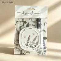 Diffuseur de parfum d'ambiance en céramique personnalisé avec logo, pour armoire ou voiture, en plâtre aromatique, fleur en porcelaine, huile essentielle, diffuseur à bâtonnets