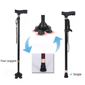 ไม้เท้าพับได้อุปกรณ์ฟื้นฟูสมรรถภาพทางการแพทย์ไม้เท้าสำหรับผู้สูงอายุผลิตภัณฑ์ดูแลผู้สูงอายุไม้เท้าพับได้หรูหรา - Product Image 6