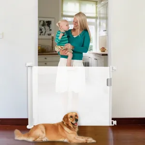 Faltbare Hunde tor Treppe Einziehbare Tür Haustier Tor für Zimmer