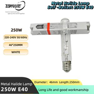 Lampe à halogénures métalliques à tube droit mixte T46 220-240V, <span class=keywords><strong>auto</strong></span>-équilibrante, 250W E40, facile à installer - Product Image 3