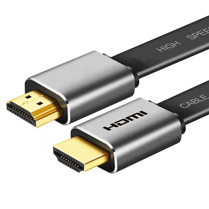 Hersteller Ultra 18 Gbit/s 4K 60Hz Standard Flach HDMI zu HDMI Kabel Kabel 4K Stecker zu Stecker HDMI Kabel Für LED LCD TV Monitor