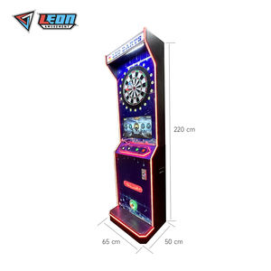 Máquina de Dardos Electrónica Profesional LEON, Operada con Monedas, de Acero Inoxidable, con Interfaz en Inglés para 1 Jugador, Entretenimiento para la Calle - Product Image 3