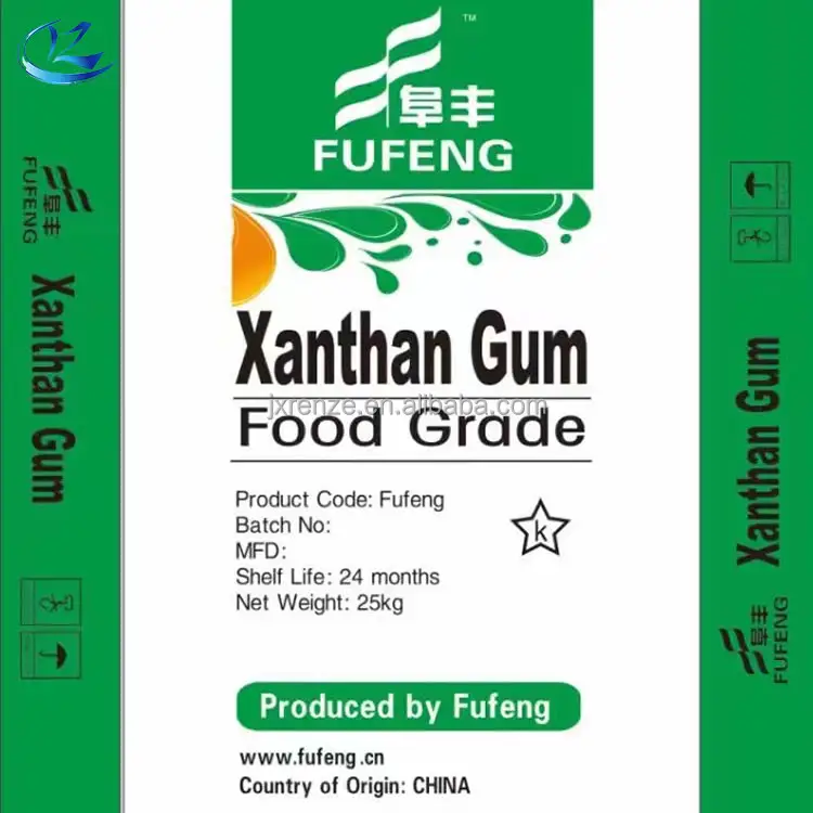 Werkslieferung Lebensmittelqualität Xanthan-Gummi Fufeng 200-Netz Lebensmittelzusätze Verdickungsmittel Xanthan-Gummi-Pulver 80 Netz