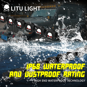 Nuevas Luces Antiniebla LED Curvas 4x4 de 12V para ATV Todoterreno, Barra de Luces <span class=keywords><strong>Enlazable</strong></span>, Ajuste <span class=keywords><strong>Universal</strong></span> - Product Image 3