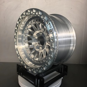 גלגלי סילבר בידלוק 17 18 19 20 21 אינץ' 5x135 6x135 6x139.7 8x170 בהתאמה אישית, מחושלים, עבור פורד ריינג'ר, טויוטה היילקס, איסוזו די-מקס 4x4 - Product Image 3