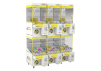 Mini Machine à griffes à Double pont 2 joueurs jouets en peluche Arcade prix grue jeux anglais langue conseil jeton pièce facture accepteur