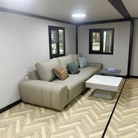 Le conteneur d'expédition contemporain à bas prix abrite la maison pliable Maison préfabriquée en conteneur extensible de 20 pieds et 40 pieds
