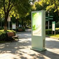 Pantalla Táctil de 65 Pulgadas, 3000nit, Alto Brillo, Legible Bajo la Luz Solar, Tótem de Señalización Digital LCD para Exteriores, para Estaciones de Autobús y Hoteles