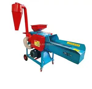 Animal Feed Grass Shredder Machine Hay Cutter Automatic Feed Dry and Wet Hay Cutter Diesel Hay Cutter