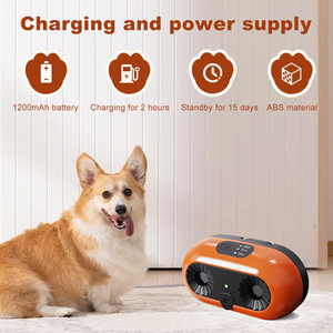 Dispositivo antiladridos para perros, disuasorio sónico de ladridos con 3 modos, dispositivos de control de ladridos de caja de ladridos recargables IP45 resistentes a la intemperie - Product Image 6