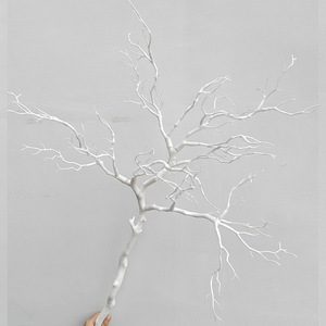 B005 Grandes Branches d'Arbre Artificielles en Plastique Imperméables pour Décoration Extérieure Mariage Vert Café Bleu Blanc - Product Image 3