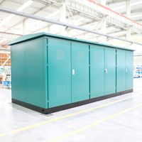 Nouvelle conception de sous-station industrielle de type boîtier 36KV 50kva 1250kva compacte certifiée IEC/GB CE GOST intérieure/extérieure triphasée 8 prises CN