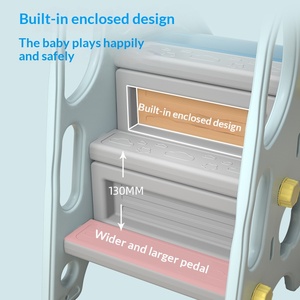 Toboggan en plastique pour bébé, jouets d'intérieur pour enfants, garçons et filles, design pliable pour les tout-petits de 1 à 8 ans - Product Image 4