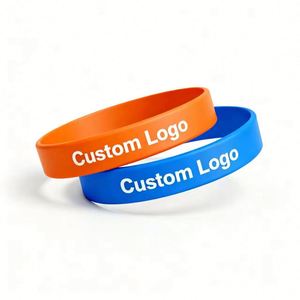 สายรัดข้อมือซิลิโคนแบบกำหนดเอง กำไลยางส่วนตัวพร้อมโลโก้หรือข้อความ - Product Image 4