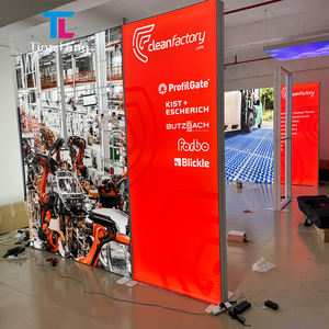 TianLang Trade Show Exhibición Cabina Pantalla Tensión Tela Telón de fondo SEG Pop Up Led Caja de luz retroiluminada - Product Image 3